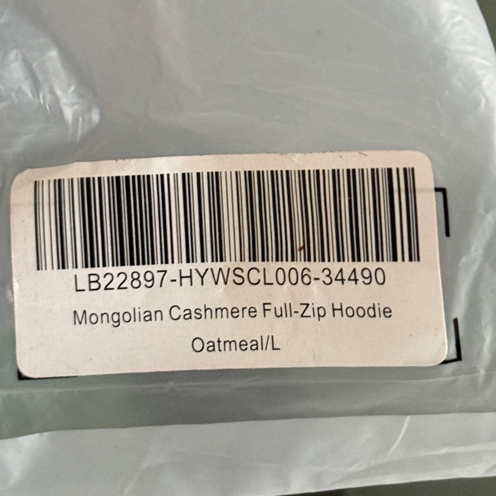 Quince Women's Mongolian Cashmere Full-Zip Hoodie -New With Tags - Picture 5 of 5